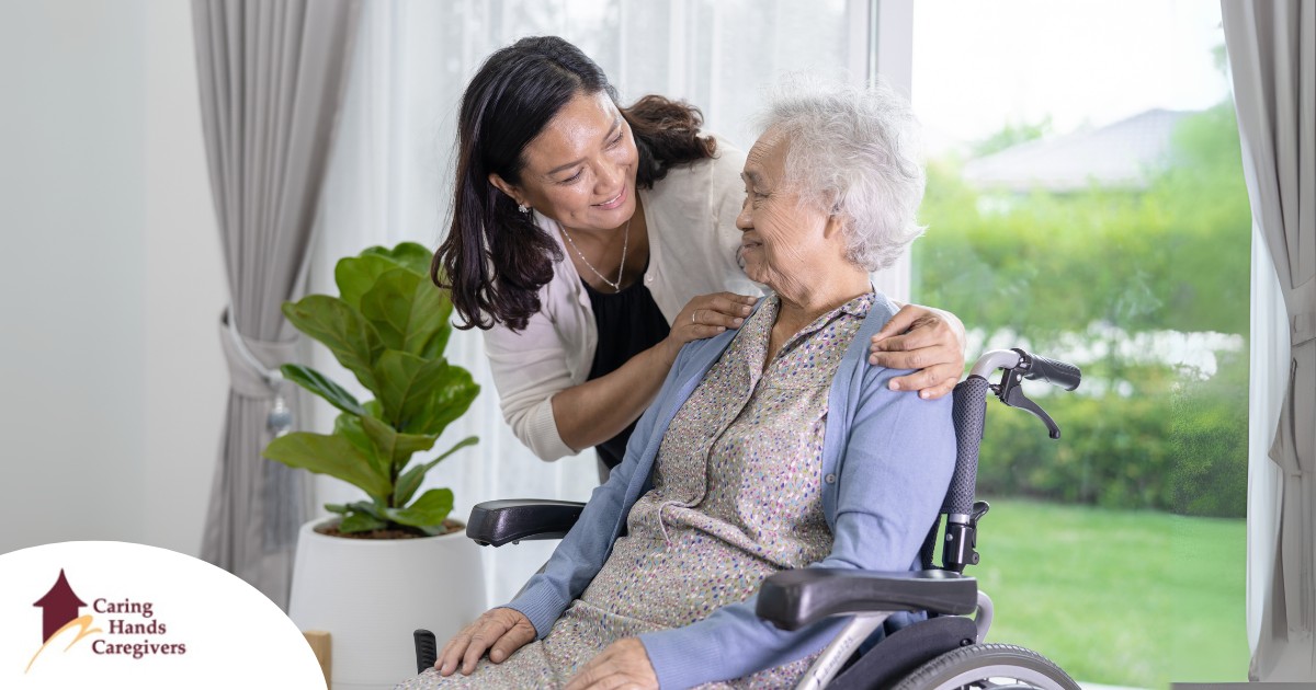 A mother, her daughter, and her mother embrace, representing the sandwich generation.