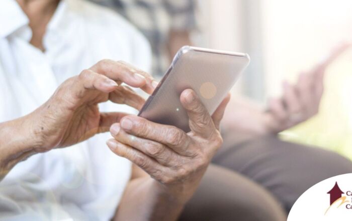 Home care assistance technology in use.