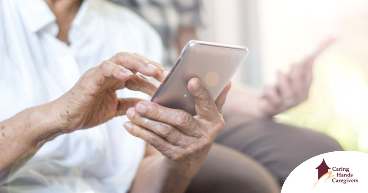 Home care assistance technology in use.