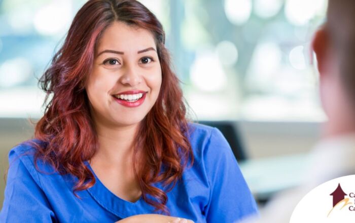 A Caregiver displays traits sought after by Caregiver Agencies.