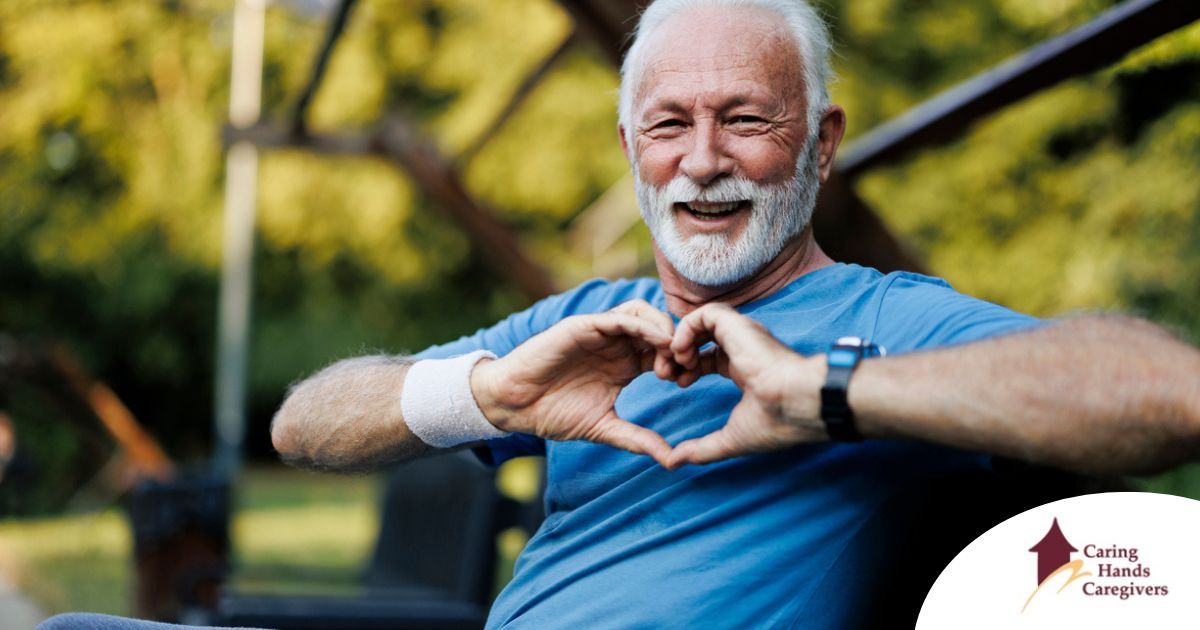 Helping Dad Stay Healthy through Senior Health at Home A senior stays active during men’s health month benefitting from senior health at home.