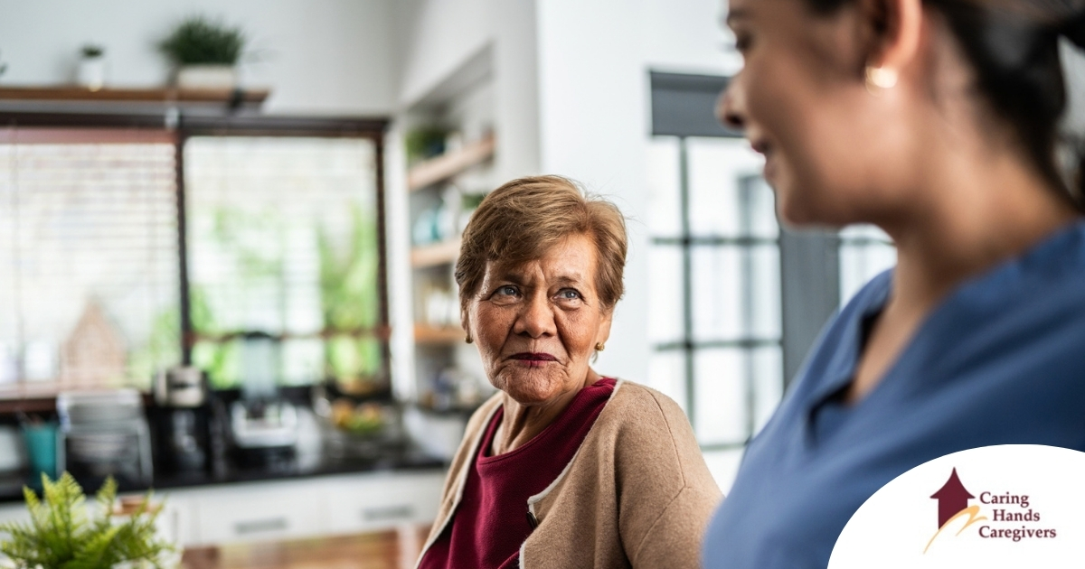 Diabetes Awareness for Caregivers 8 Warning Signs Caregiver provides attentive senior care as part of diabetes awareness